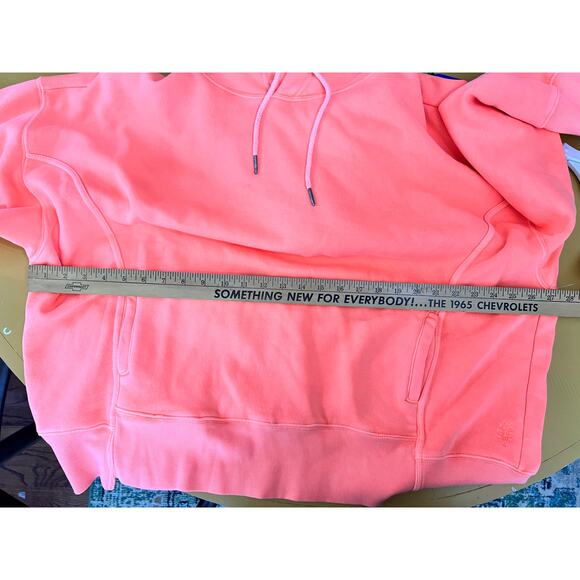 Free People Sprint to the Finish Hoodie Hot Watermelon Women's Size Small NWT - Picture 7 of 7